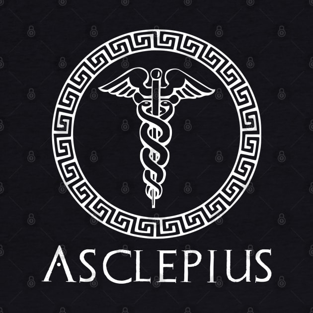 Ancient Greek Mythology God Of Healing Medicine - Asclepius by Styr Designs